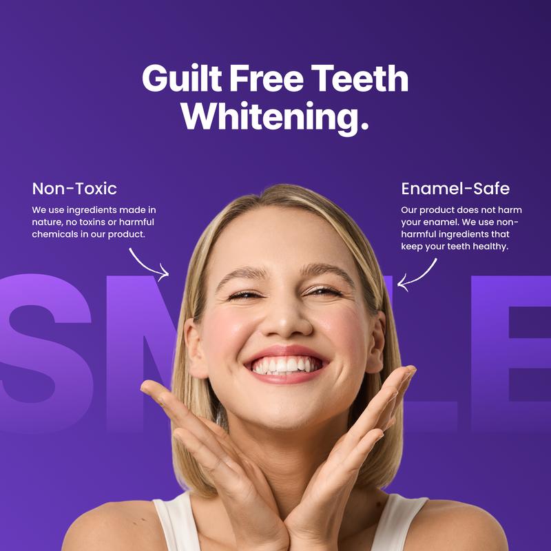 Buy Best Peroxide Free Purple Teeth Whitening Stripsgentle and safe